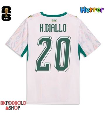 Senegal Habib Diallo #20 Hjemmebanetrøje VM 2026 Kort ærmer